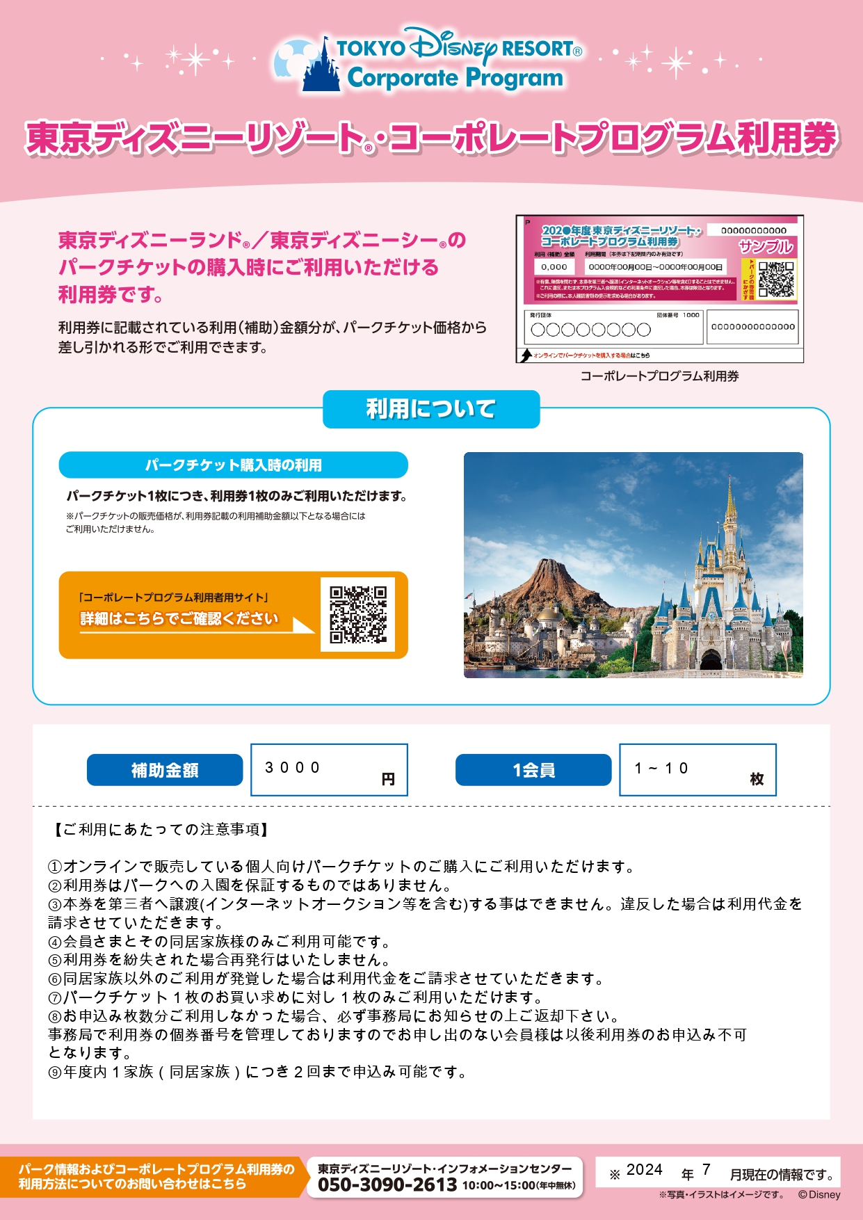 東京ディズニーリゾート コーポレートプログラム利用券18000円分 - 施設利用券